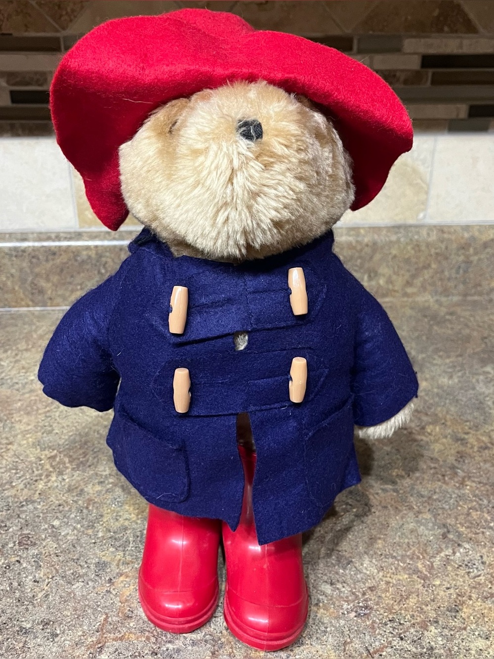Vintage 1981 Eden Toys Paddington Bear Plush Darkest Peru Tag